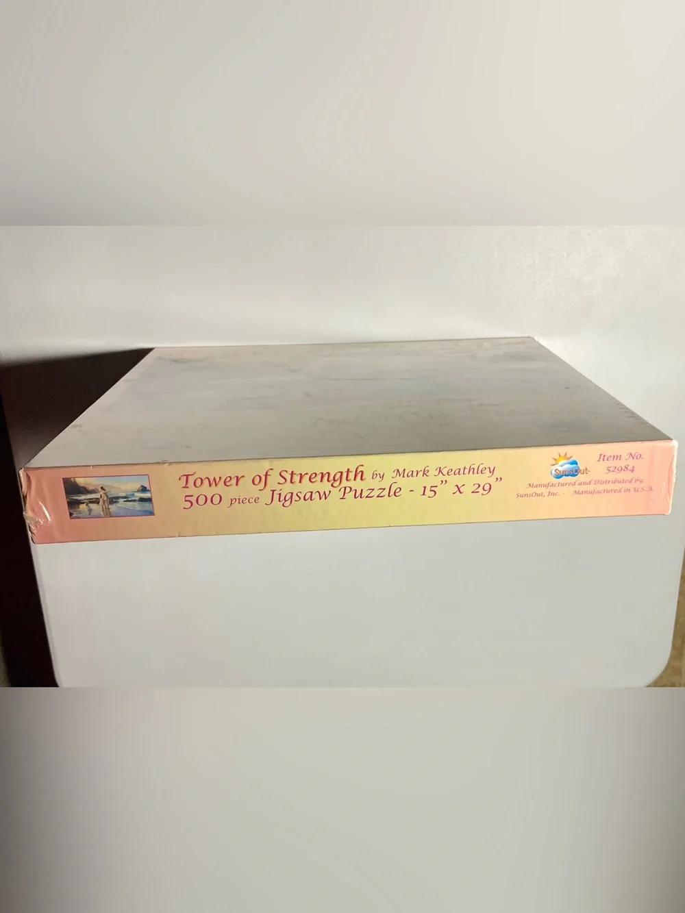 SunsOut Tower of Strength 500 pc Puzzle Mark Keathley Panoramic NEW Sealed Dent